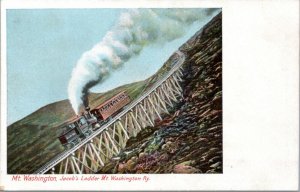 Postcard NH Mt. Washington - Jacob's Ladder train