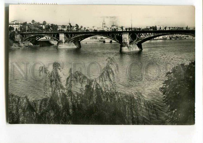 3089315 SPAIN Sevilla triana bridge Old photo PC