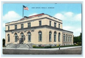 1926 Post Office Building Sedalia Missouri MO Posted Vintage Postcard 