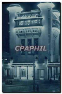 Old Postcard Paris Exposition des Arts Decoratifs Night view