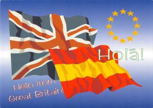 uk4906 hello from great britain uk spain flag