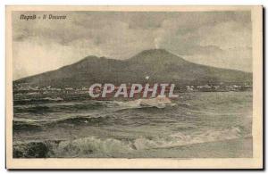 Old Postcard Italy Italia Napoli Il Vesuvio