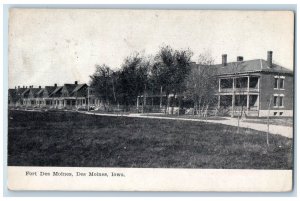 1908 Fort Des Moines House Exterior Des Moines Iowa IA Vintage Antique Postcard