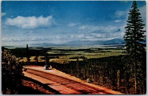 Klamath Valley Rich & Fertile Farming District Thriving Lumbering Postcard