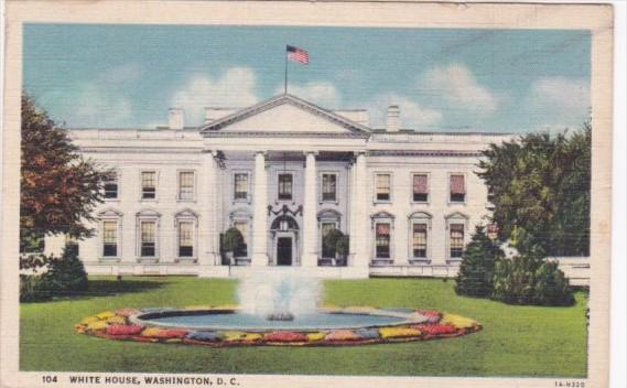 Washington D C The White House Curteich