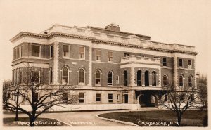 Vintage Postcard Real Photo Mary Mack Pulilan Hospital Building Cambridge NY