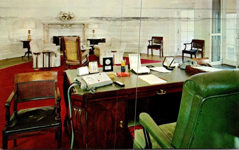 Washington D C The White House President's Office 1966