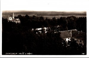 Czech Republic Sanatorium Vraz u Pisku Vráž RPPC 09.73