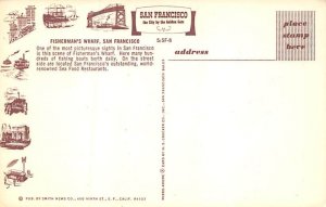 Fisherman's Wharf San Francisco California  