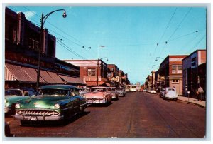 Fort William Ontario Canada Postcard Victoria Avenue c1950's Unposted