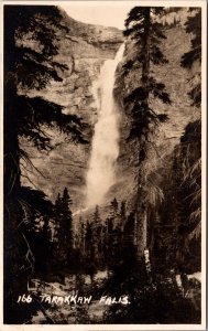 Real Photo Postcard Takakkaw Falls Yoho National Park British Columbia, Canada