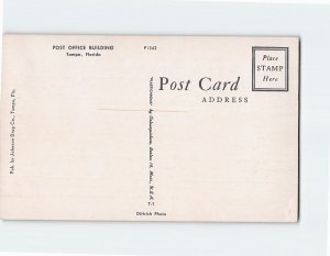 Postcard Post Office Building, Tampa, Florida
