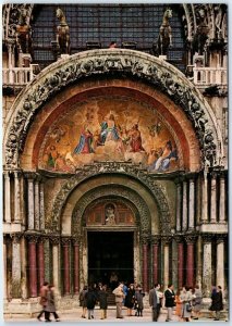 Postcard - Portal of the St. Mark Basilica - Venice, Italy