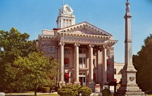 NC - Lumberton. Confederate Monument, Robeson County Courthouse