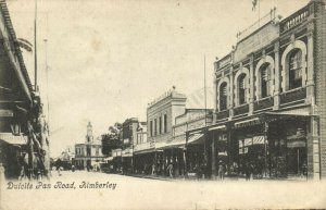 PC CPA SOUTH AFRICA, KIMBERLEY, DUTOITS PAN ROAD, VINTAGE POSTCARD (b15758)