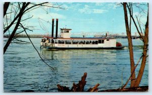 MEMPHIS, Tennessee TN ~ STERNWHEELER BELLE CAROL Mississippi River Boat Postcard