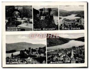 Postcard Modern Niederhaimsbach Bacharach Burg Stahleck