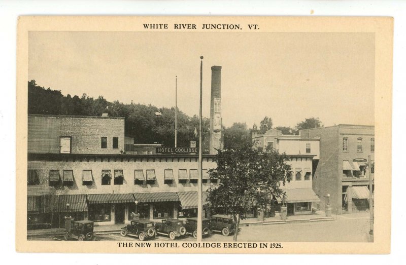 VT - White River Junction. The New Hotel Coolidge, 1925