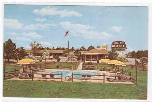 Swimming Pool Smith Motel US 41 Kennesaw Georgia #2 postcard