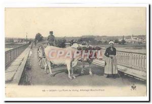 Vichy Postcard Old Bridge Vichy Bourbonnais hitch (beef) TOP