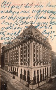 Vintage Postcard 1907 Finest Hotel West Hotel Sinton Cincinnati Ohio Jones Pub.