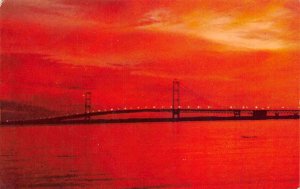 Michigan's Mackinac Bridge Dedicated In June 1958 - Mackinac Bridge, Michigan MI