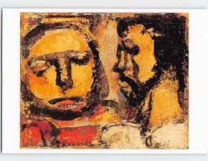 Postcard Christ and the Doctor by Georges Rouault, National Gallery of Art, D.C.