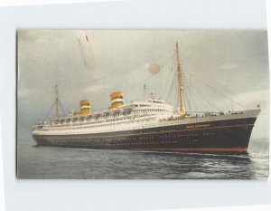 Postcard S.S. Nieuw Amsterdam, Holland-America Line