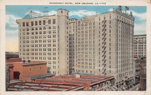 NEW ORLEANS LOUISIANA~ROOSEVELT HOTEL~1933 POSTCARD