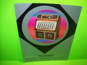 Rowe GOLDEN 7 Original 1983 NOS Jukebox Phonograph Music Promo Sales Flyer