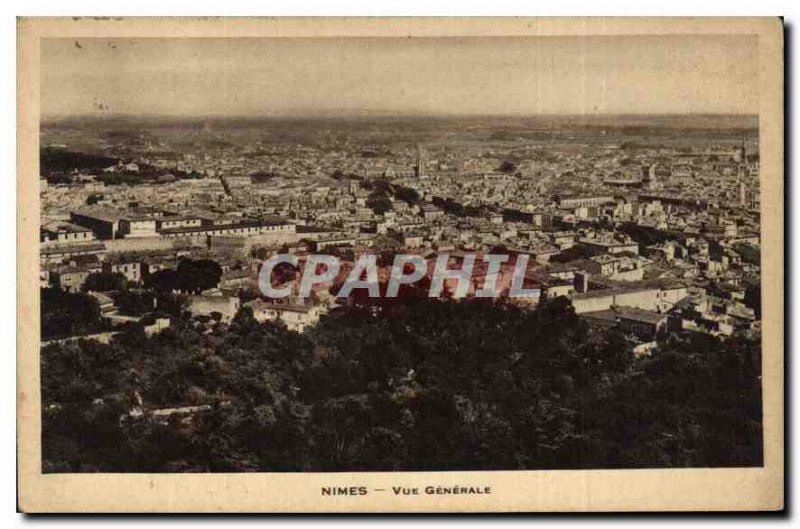 Postcard Old Nimes General view