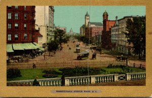 Washington D C Trolleys On Pennsylvania Avenue