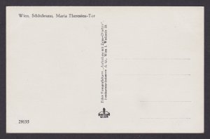 Postcard, Austria Vienna, Schönbrunn, Maria Theresien-Tor