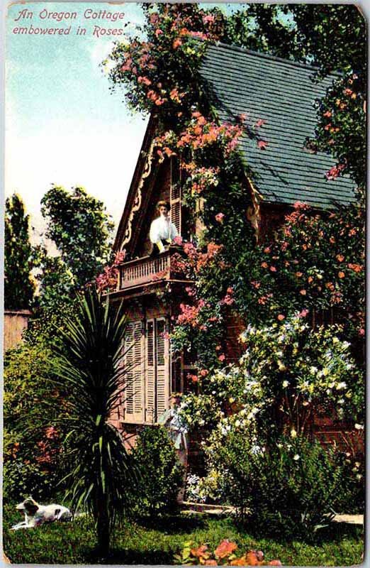 Postcard HOUSE SCENE State of Oregon OR AO1106