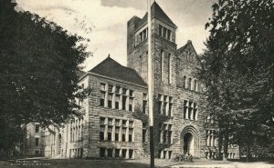 C.1900-08 High School in Elyria, Ohio vintage Postcard
