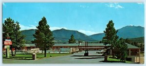 ESTES PARK, Colorado CO ~ Roadside HOLIDAY MOTEL 3.5x8 ca 1970s  Postcard