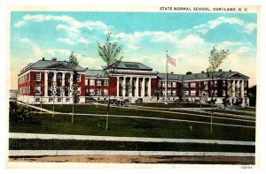 Postcard SCHOOL SCENE Cortland New York NY AU9032
