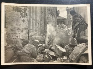 Mint Germany Real Picture Postcard Cover RPPC Waffen SS Fight For A Village East
