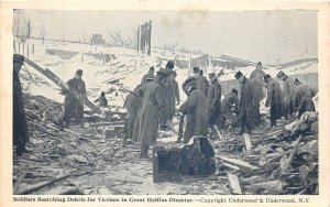 J56/ Halifax Nova Scotia Canada Postcard c1917 Explosion Disaster Soldiers 74