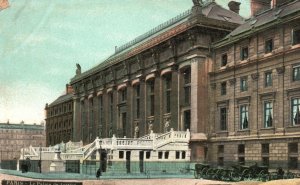 Vintage Postcard 1910's Le Palais de Justice Courthouse Paris France FR