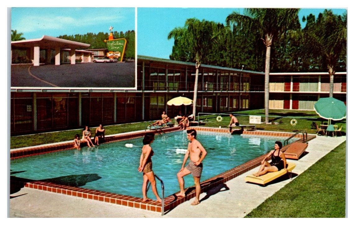 1950s/60s Holiday Inn of Melbourne, FL Postcard / HipPostcard