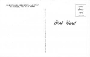 Kinderhook New York 1960s Postcard Kinderhook Memorial Library 