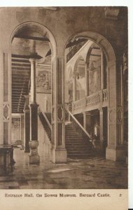 Durham Postcard - Entrance Hall - The Bowes Museum - Barnard Castle - Ref TZ2491