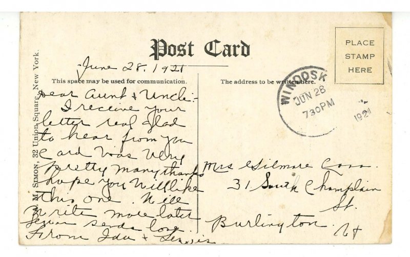 VT - Milton. Catholic Church   (creases, scratches)