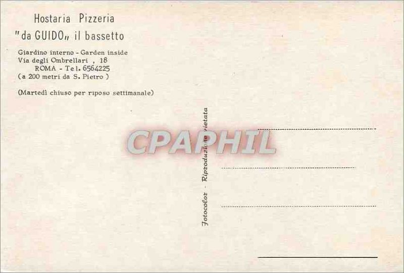 Postcard Modern Hostaria Pizzeria da Guido he bassetto