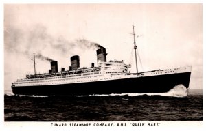 R.M.S. Queen Mary Cunard Steamship Co.