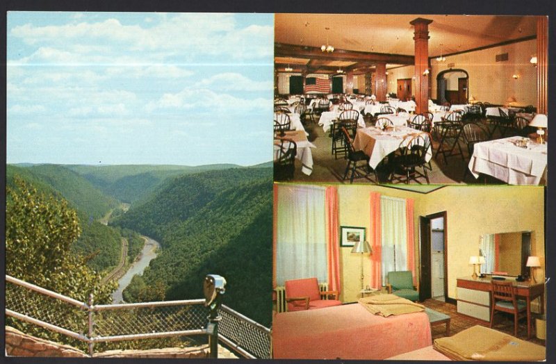 PA Penn-Wells Hotel WELLSBORO - Pennsylvania Grand Canyon - Chrome