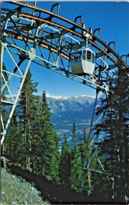 Canada Banff Sulphur Mountain Gondola Lift Alberta Chrome Postcard C184