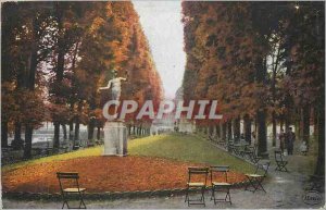 Postcard Old Paris Le Jardin de Luxembourg
