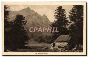 Old Postcard A Buron At Sancy